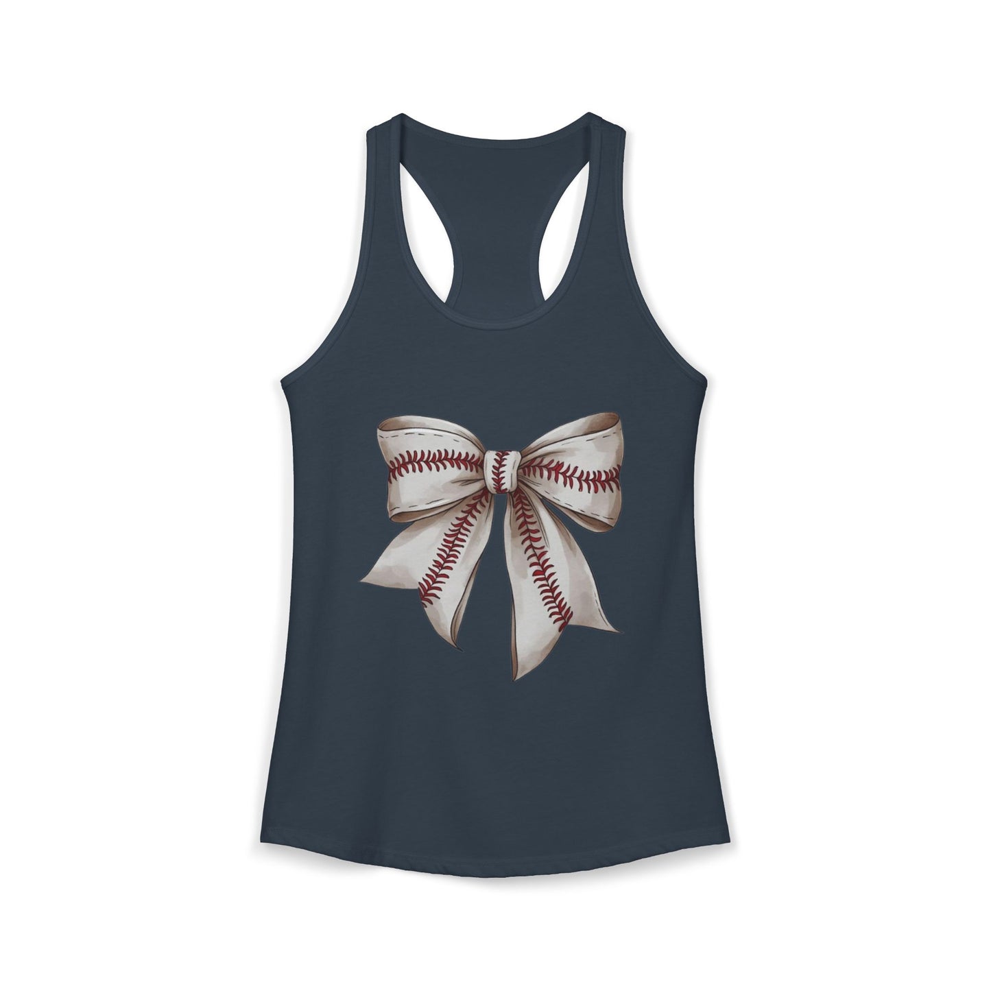 Bow Print Racerback Tank