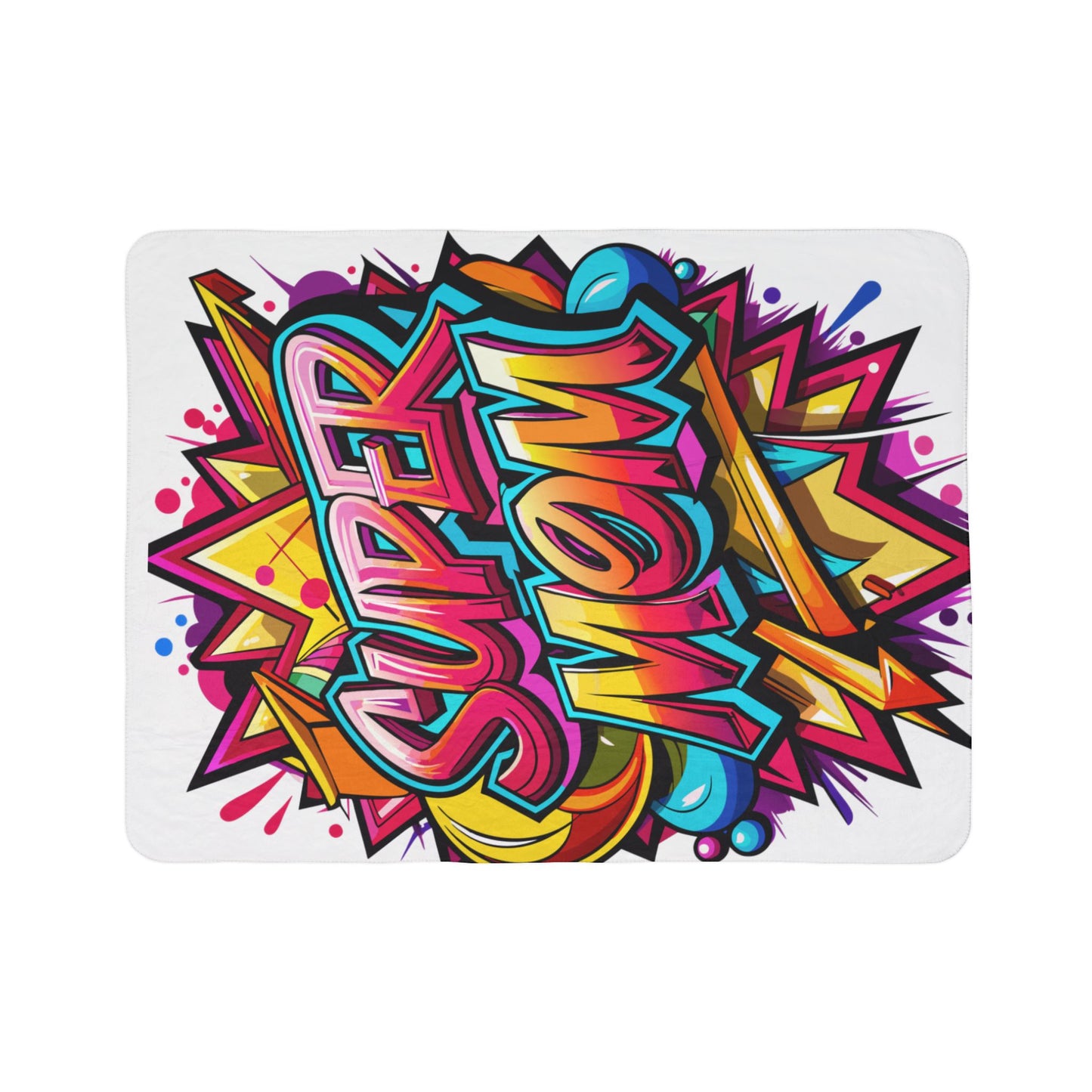 Super Mom Fleece Sherpa Blanket