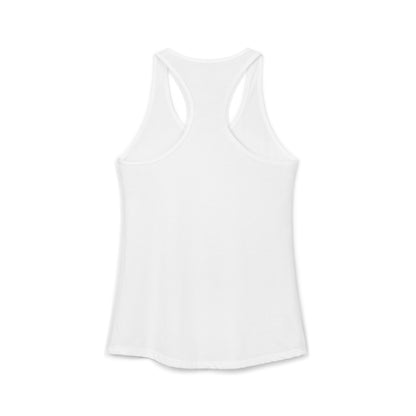 (Colors)bull-flowers--Women's Ideal Racerback Tank