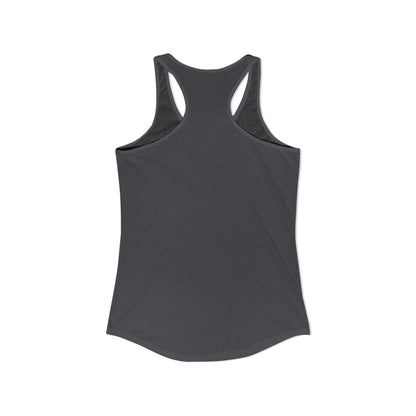 (Colors)bull-flowers--Women's Ideal Racerback Tank