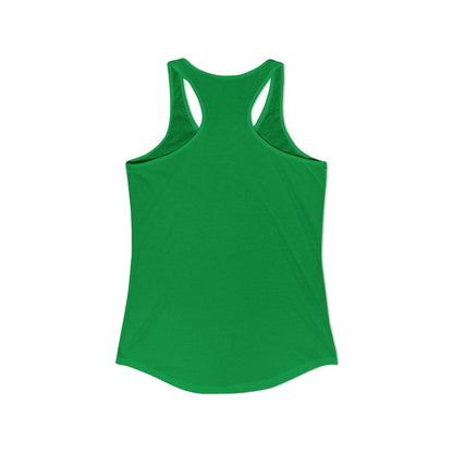 (Colors)bull-flowers--Women's Ideal Racerback Tank