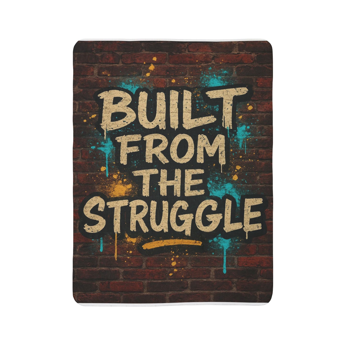 Built From The Struggle Sherpa Blanket