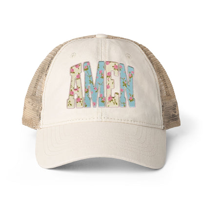 (Colors) AMEN-- Mesh-Back Cap