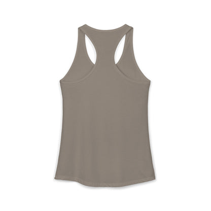 (Colors)bull-flowers--Women's Ideal Racerback Tank