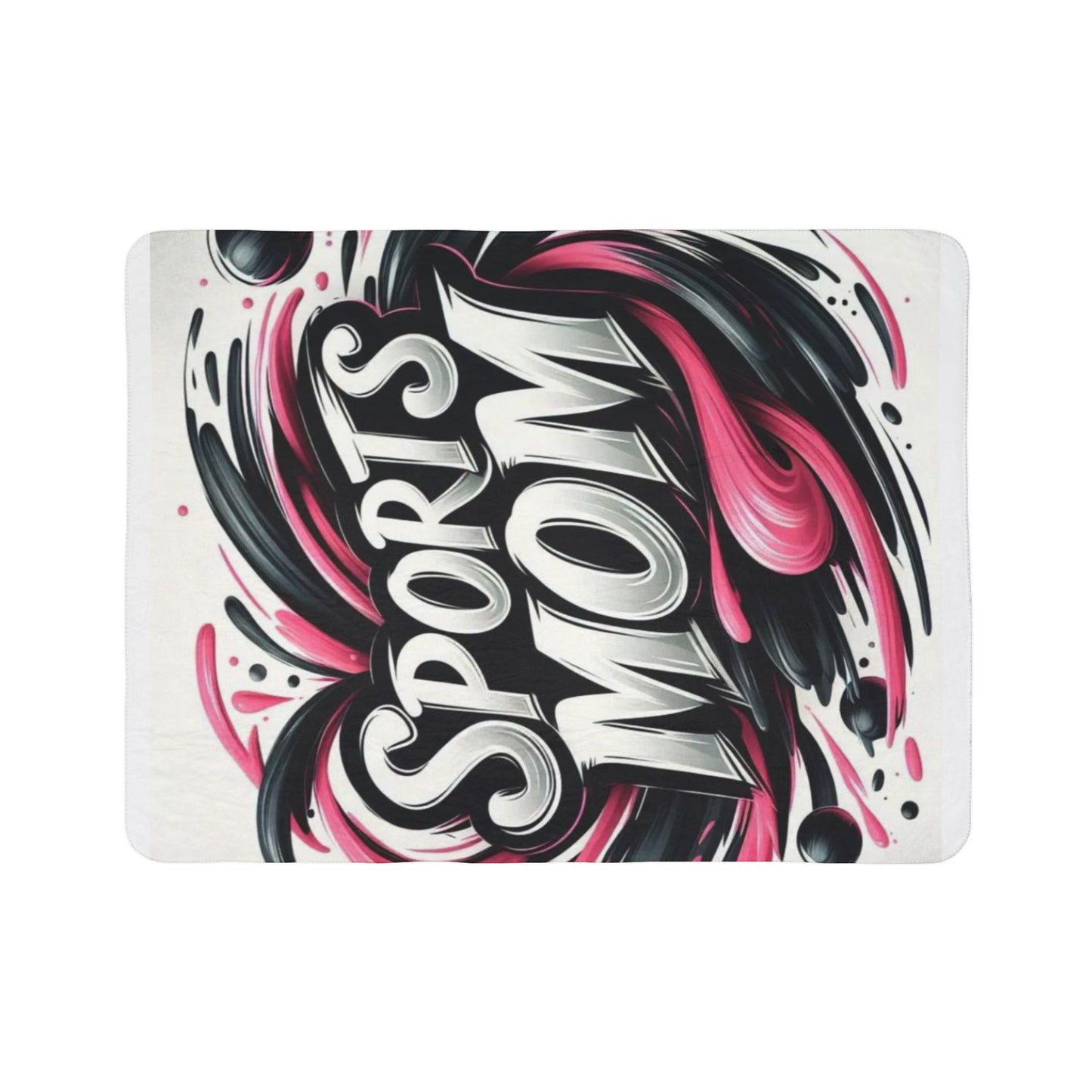 Sports Mom Sherpa Blanket — Cozy Fleece Throw for Game Days & Mom Gifts