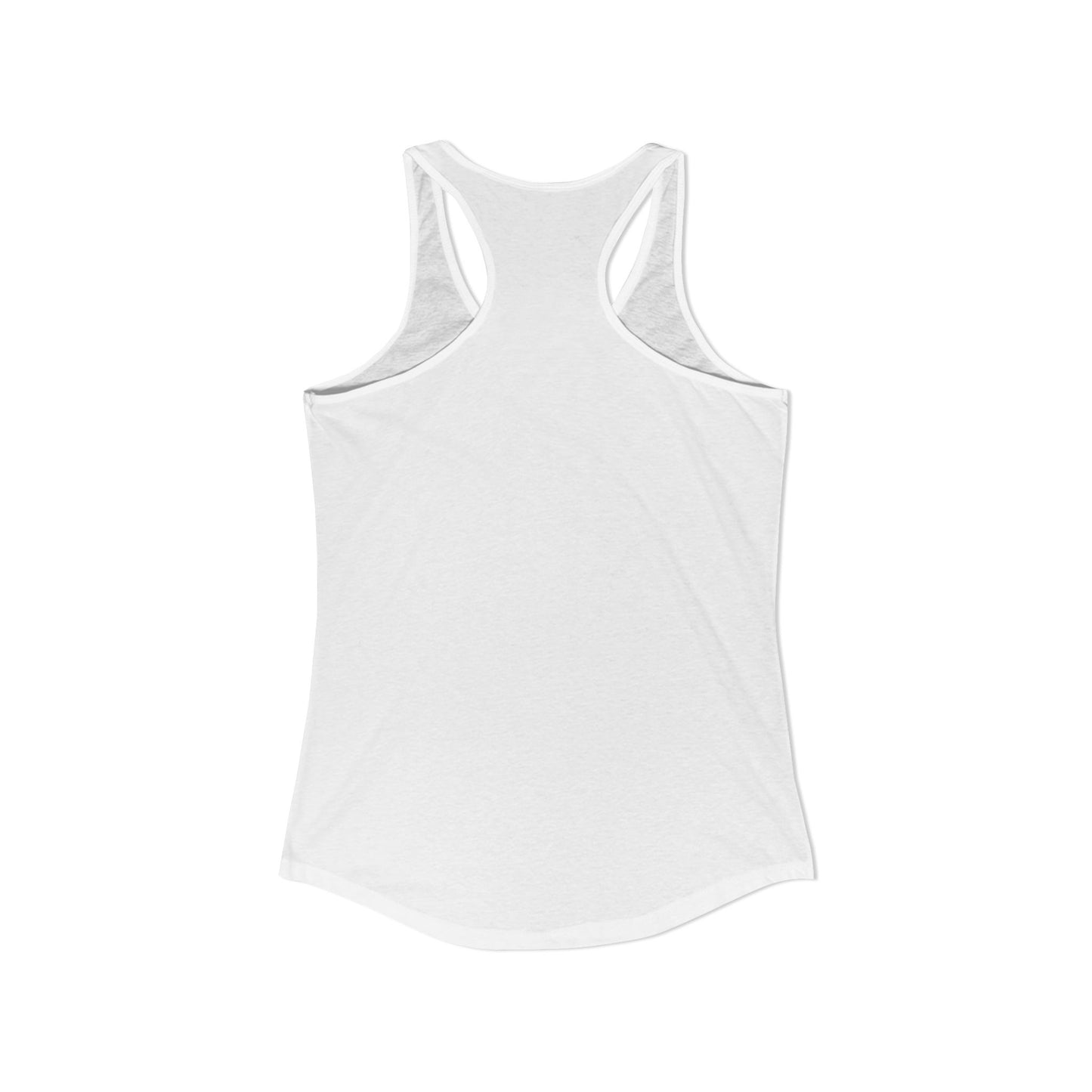 (Colors)bull-flowers--Women's Ideal Racerback Tank