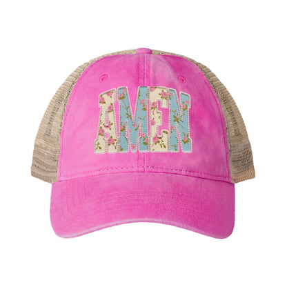 (Colors) AMEN-- Mesh-Back Cap