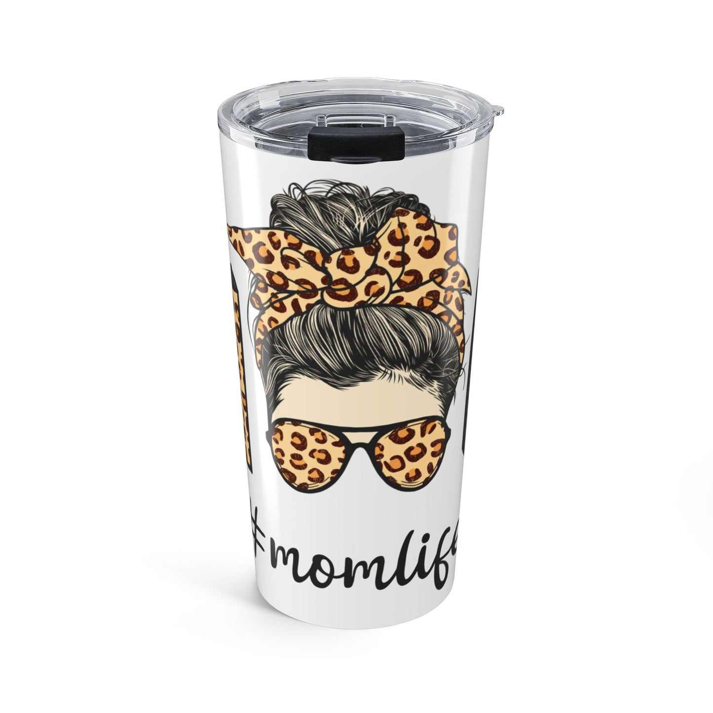 Leopard Print Mom Life 20oz Tumbler