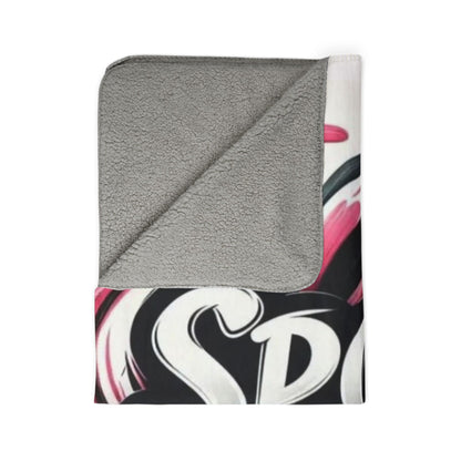 Sports Mom Sherpa Blanket — Cozy Fleece Throw for Game Days & Mom Gifts
