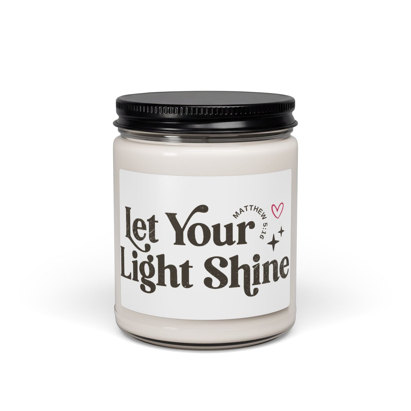 Let Your Light Shine Candle
