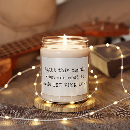 CALM DOWN CANDLE — 9 oz Scented Jar