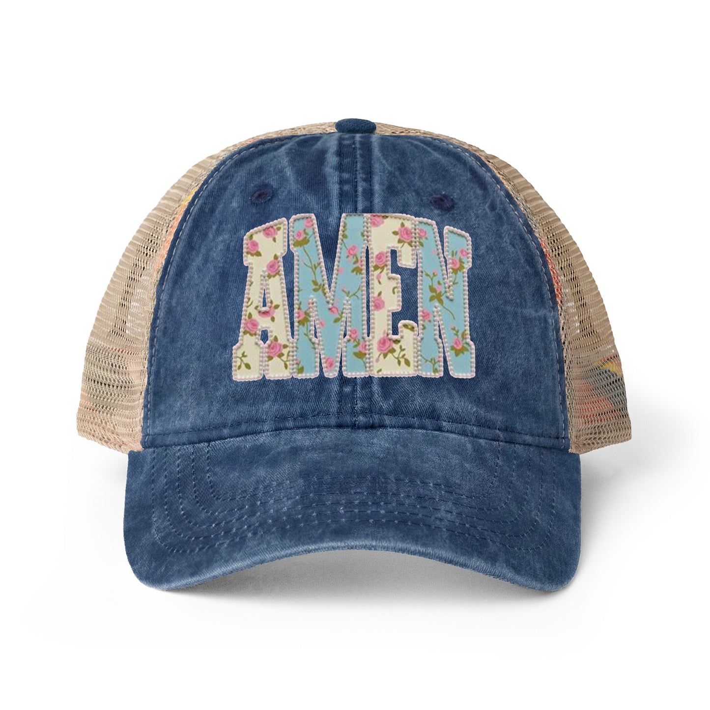 (Colors) AMEN-- Mesh-Back Cap