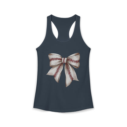 Bow Print Racerback Tank