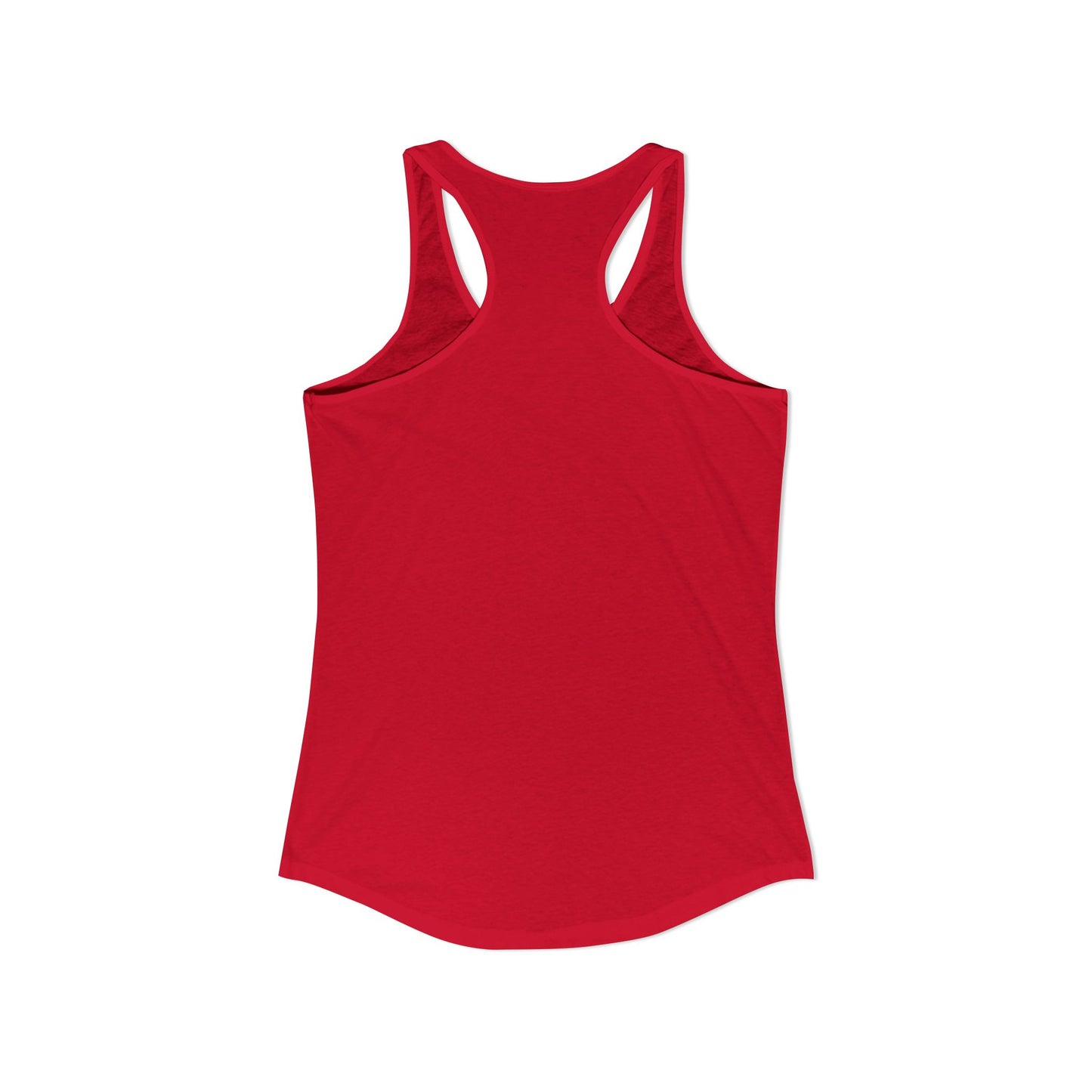 (Colors)bull-flowers--Women's Ideal Racerback Tank