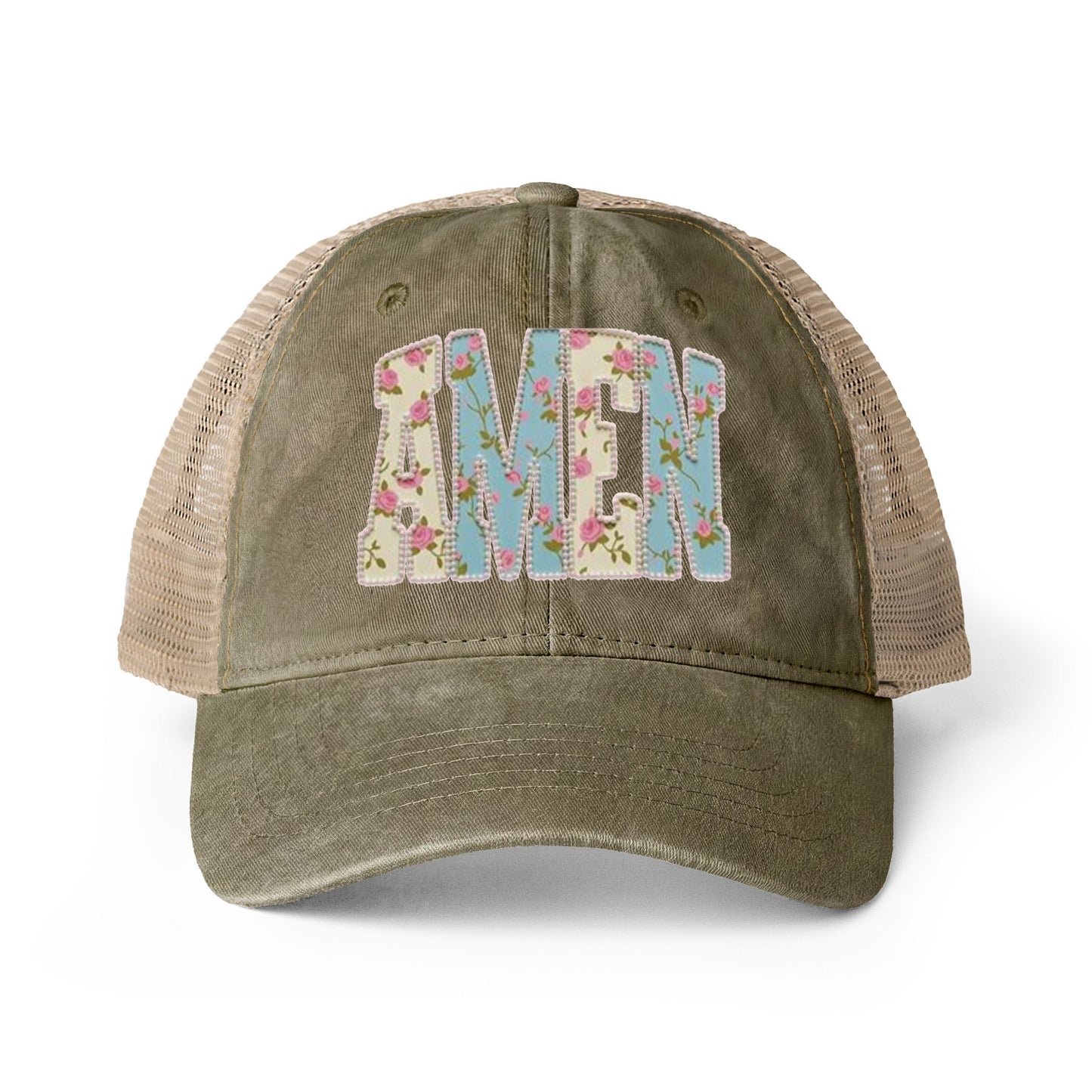 (Colors) AMEN-- Mesh-Back Cap