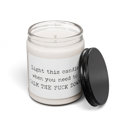 CALM DOWN CANDLE — 9 oz Scented Jar