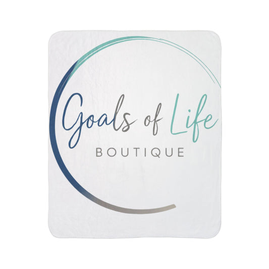 Goals of Life Boutique Sherpa Blanket