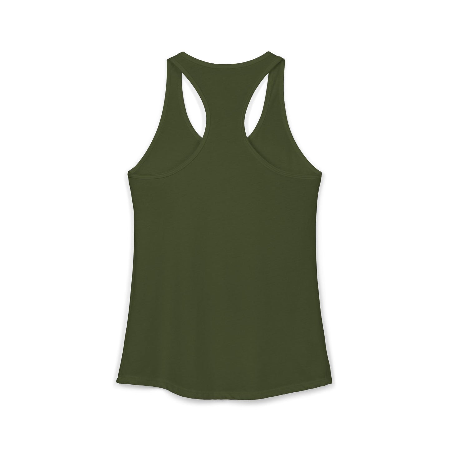 (Colors)bull-flowers--Women's Ideal Racerback Tank