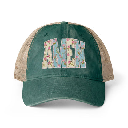 (Colors) AMEN-- Mesh-Back Cap