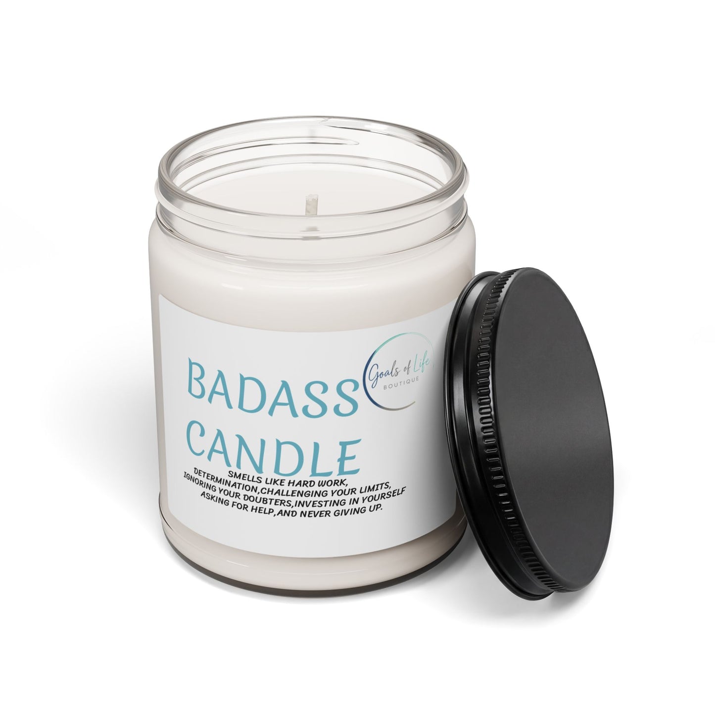 BADASS GOALS OF LIFE  Scented Soy Candle