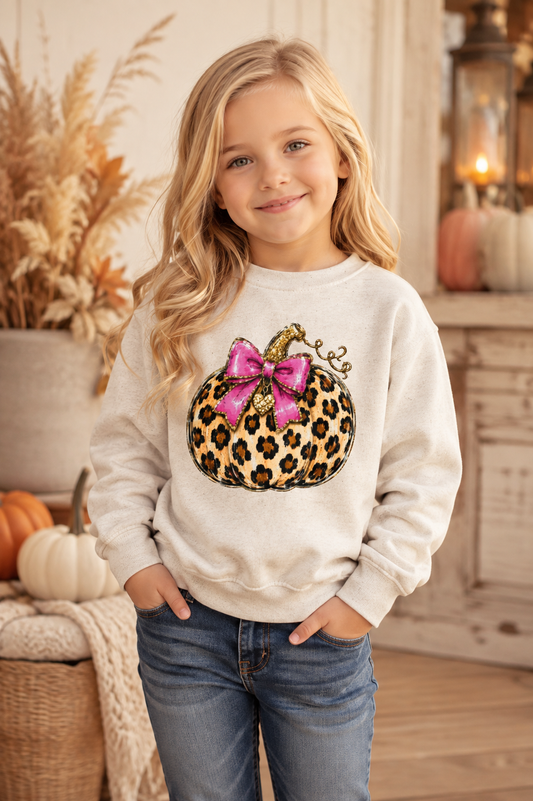Leopard Pumpkin Crewneck