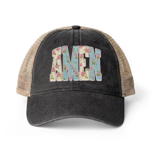 (Colors) AMEN-- Mesh-Back Cap