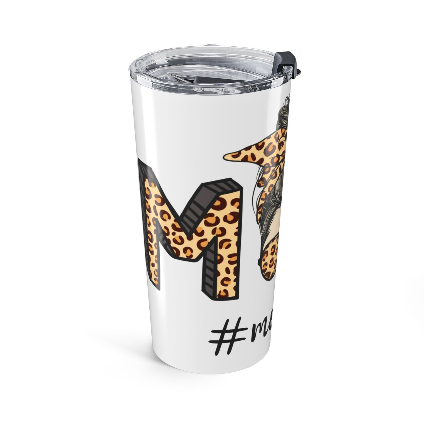 Leopard Print Mom Life 20oz Tumbler