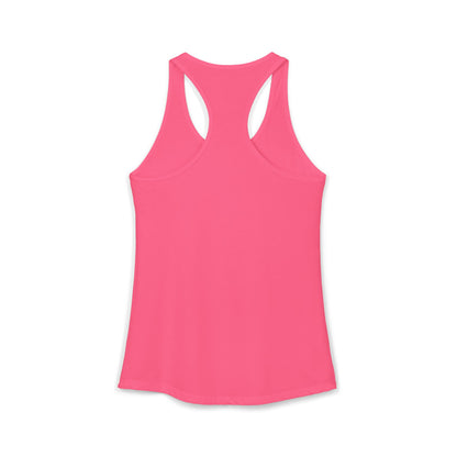 (Colors)bull-flowers--Women's Ideal Racerback Tank