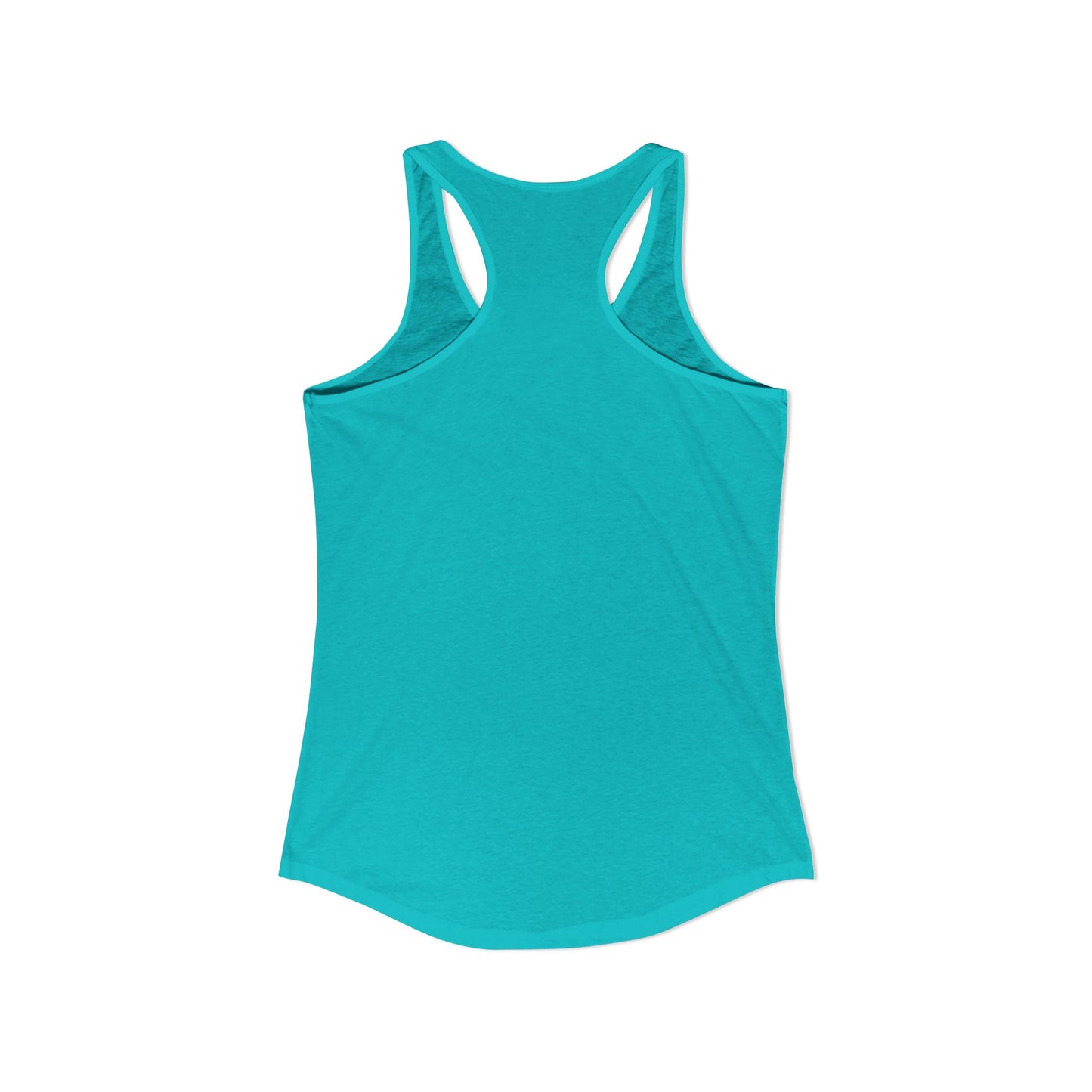 (Colors)bull-flowers--Women's Ideal Racerback Tank