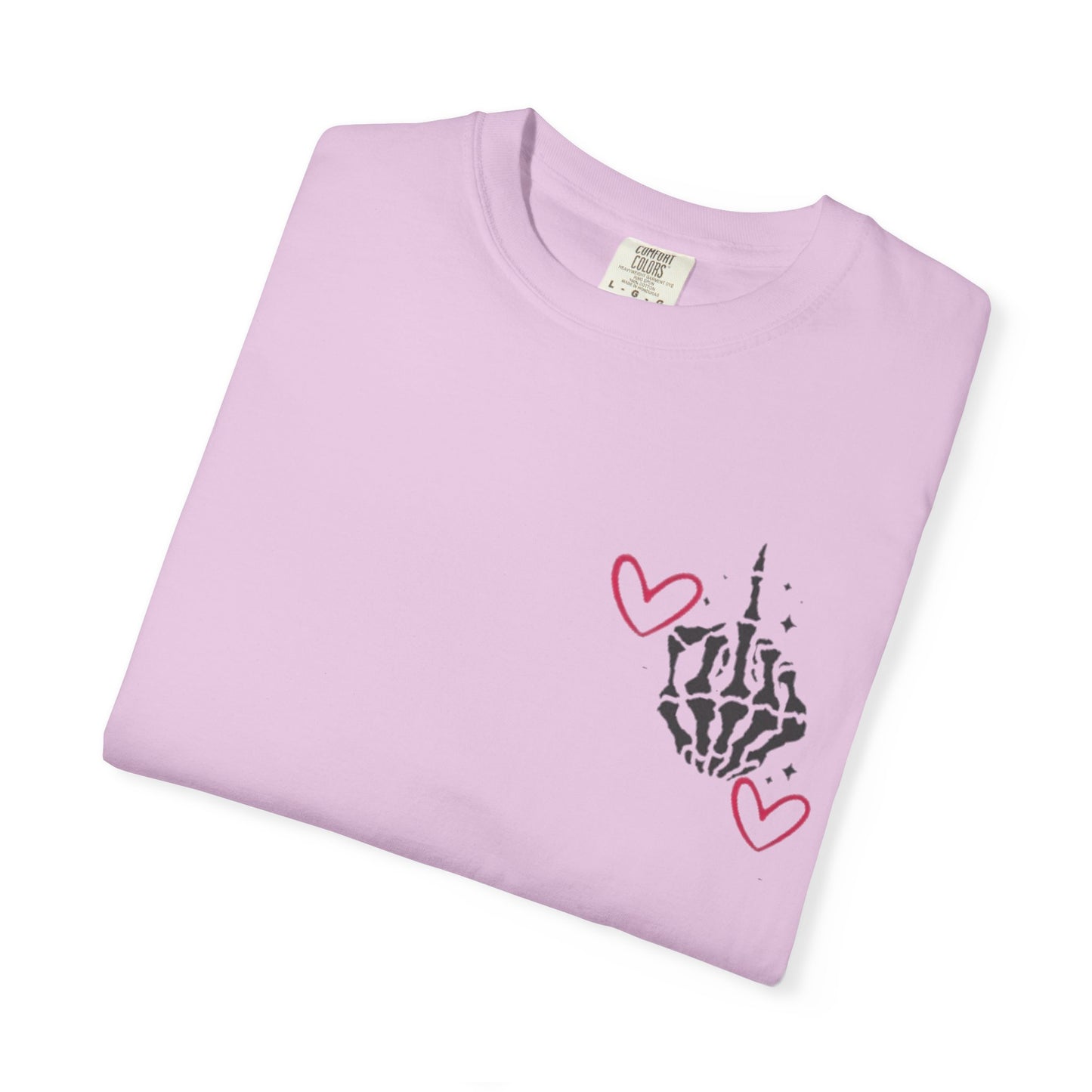 Graphic T-Shirt — "If You Think I'm a Bitch" Skeleton Hand Design