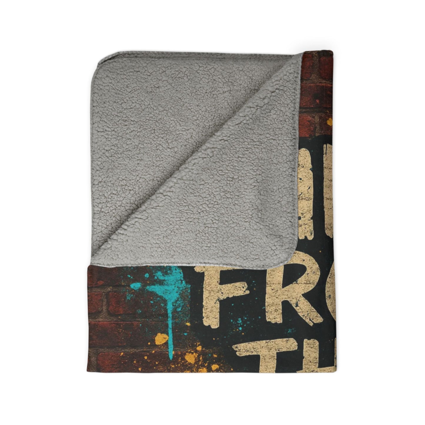 Built From The Struggle Sherpa Blanket