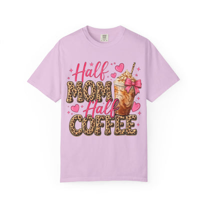 Half Mom Half Coffee T-Shirt —