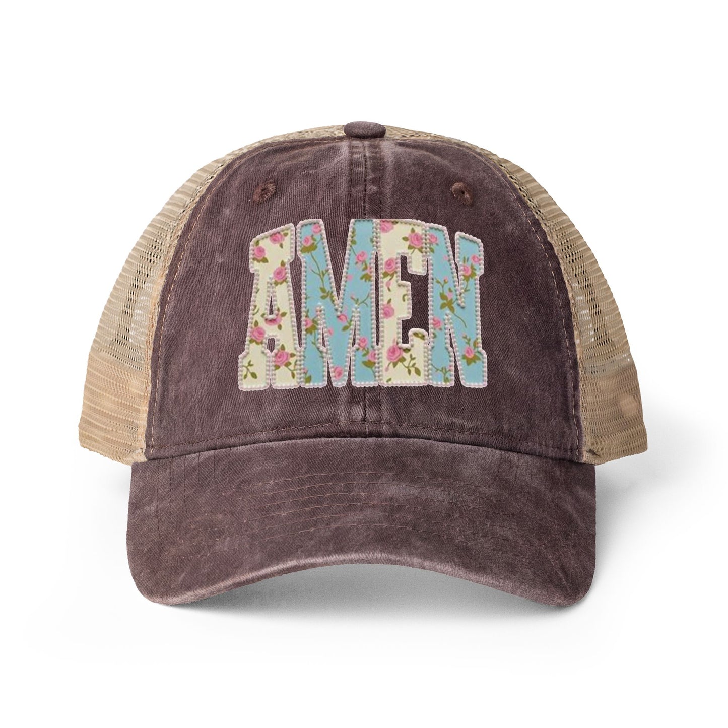 (Colors) AMEN-- Mesh-Back Cap