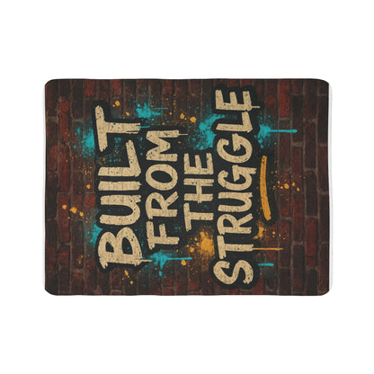 Built From The Struggle Sherpa Blanket