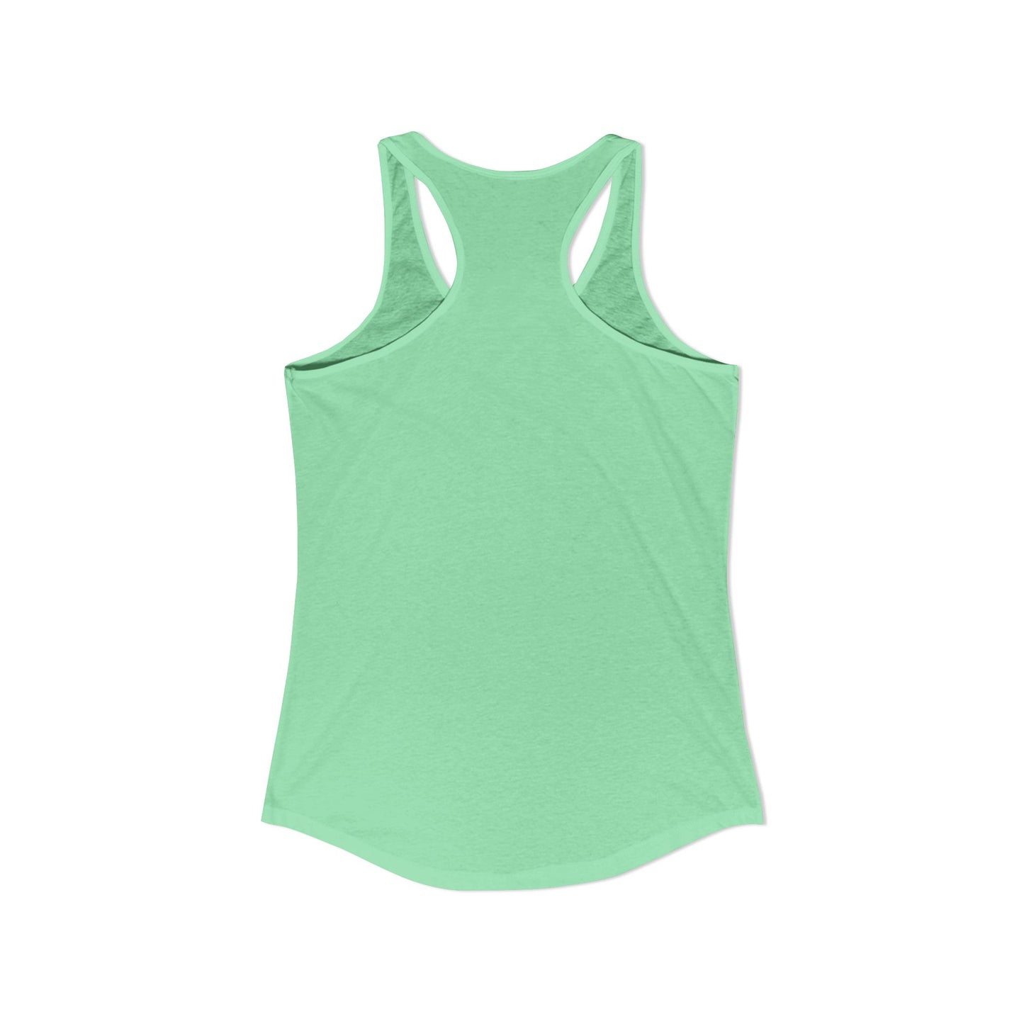 (Colors)bull-flowers--Women's Ideal Racerback Tank