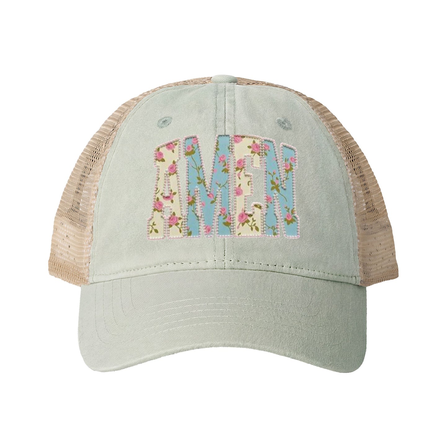(Colors) AMEN-- Mesh-Back Cap