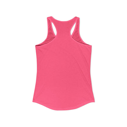 (Colors)bull-flowers--Women's Ideal Racerback Tank