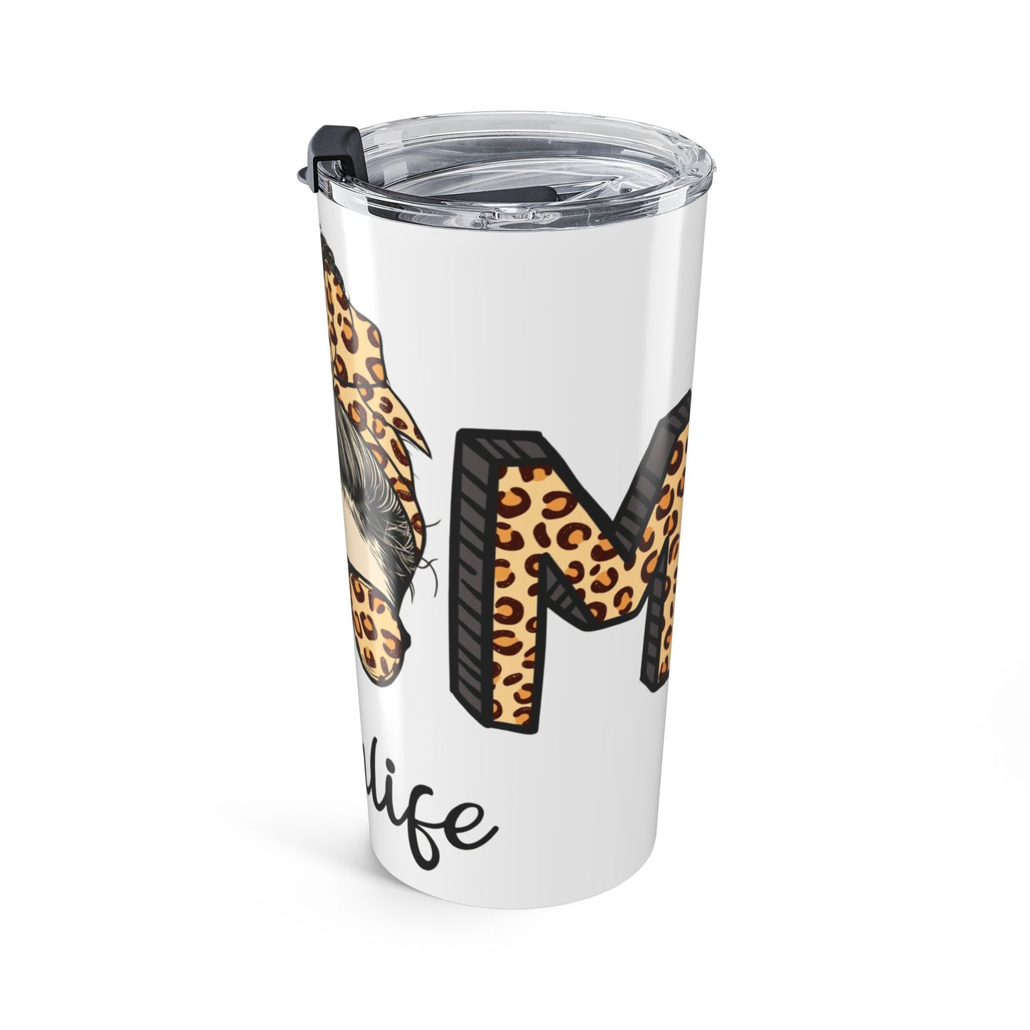 Leopard Print Mom Life 20oz Tumbler