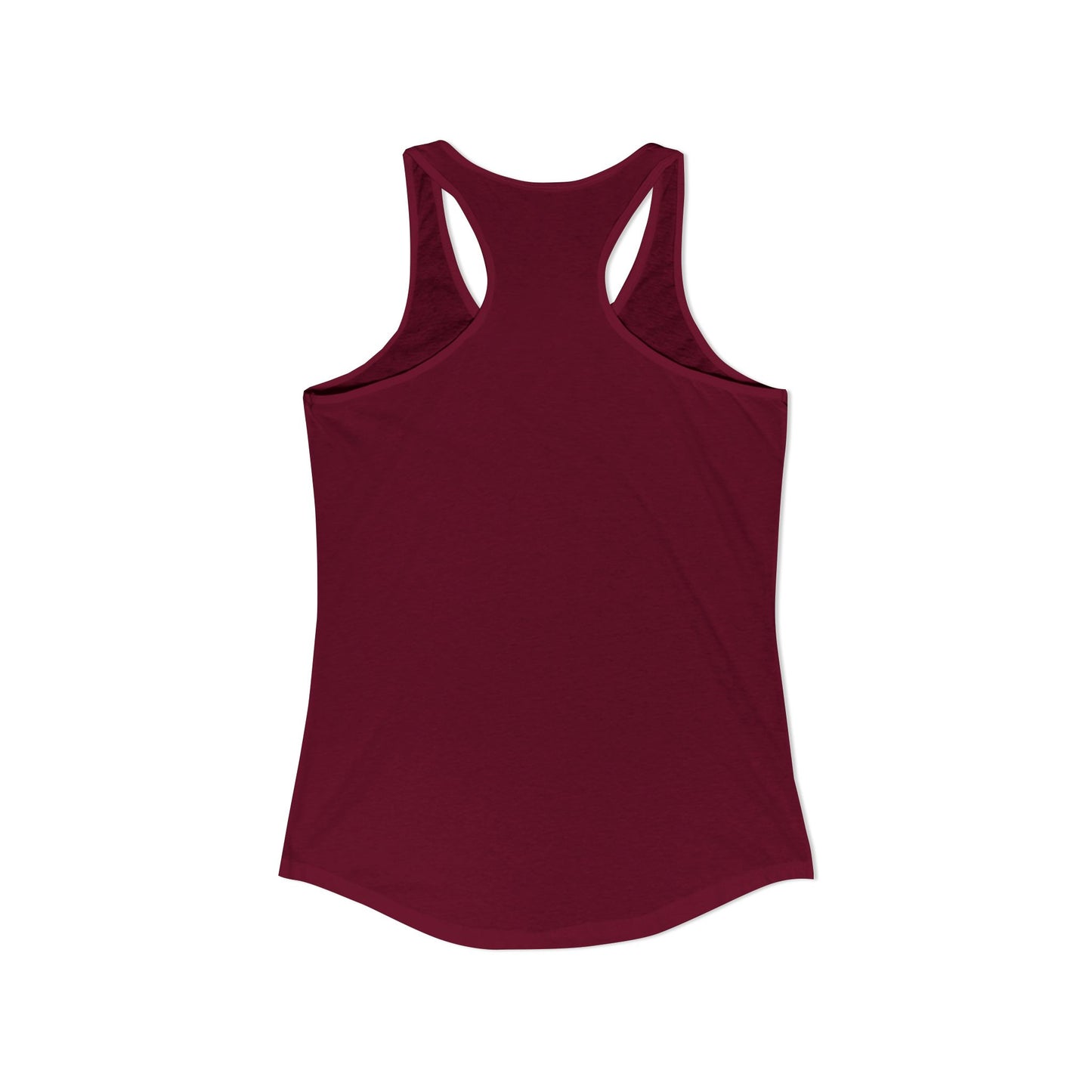 (Colors)bull-flowers--Women's Ideal Racerback Tank