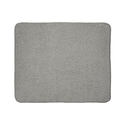 Sports Mom Fleece Sherpa Blanket — Cozy Game-Day Throw with Bold Swirl Design