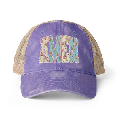 (Colors) AMEN-- Mesh-Back Cap