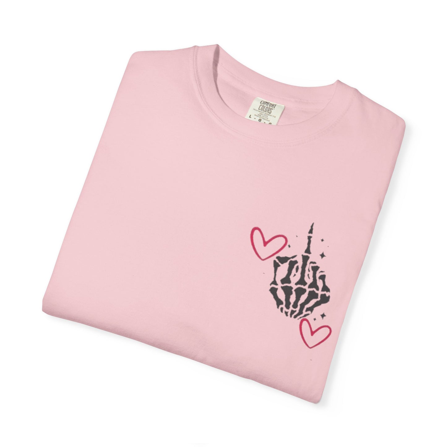 Graphic T-Shirt — "If You Think I'm a Bitch" Skeleton Hand Design