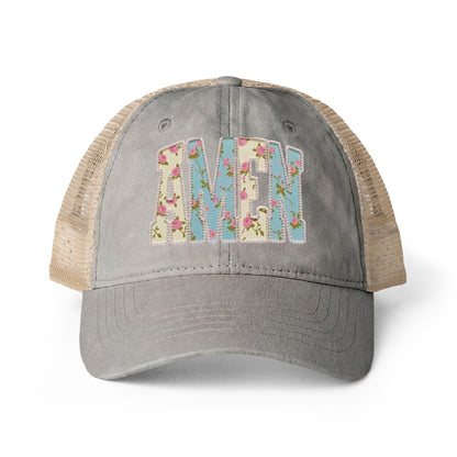 (Colors) AMEN-- Mesh-Back Cap