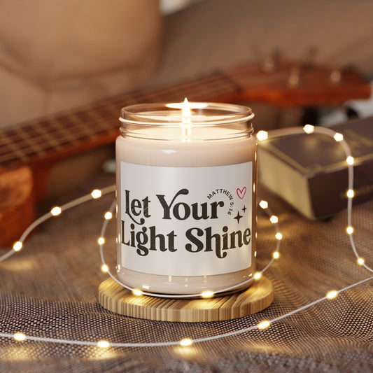 Let Your Light Shine Candle