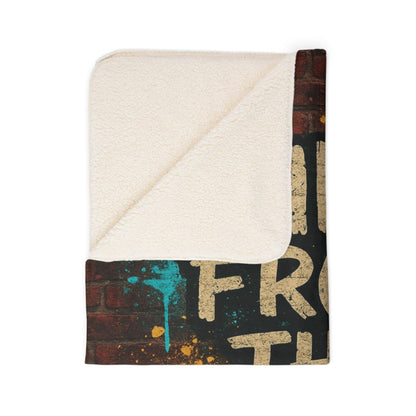 Built From The Struggle Sherpa Blanket