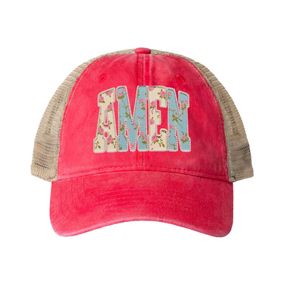 (Colors) AMEN-- Mesh-Back Cap
