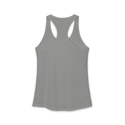 (Colors)bull-flowers--Women's Ideal Racerback Tank
